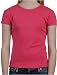 Bella Girl Baby Rib Short Sleeve Crew Neck T-Shirt. 9001
