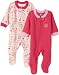 Gerber Ribbitt Ribbitt Blanket Sleepers Two Pack, Fuschia, 24 Months
