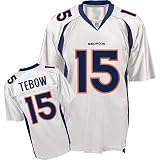 Denver Broncos 15 Tim Tebow Jersey White Size 48-56
