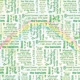 BAPTISM SCRIPTURE WORD PAPER