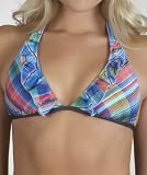 Guess - Plaid About U Halter Bikini Top, Multi