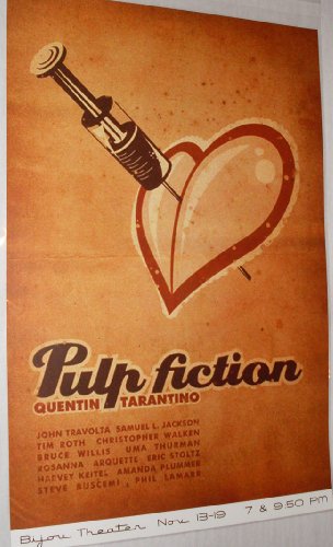 Pulp Fiction Poster - Movie Rare Version