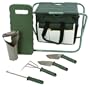 Vertex 7 - Pc. Garden Tool Set with Folding Seat
