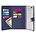 iPhone 6 Case, WINNETEK Premium Canvas Detachable Folio Flip iPhone 6 Wallet Case Credit Card Holder, Slim Fit Magnetic Closure Shockproof Soft Rubber Bumper Case for iPhone 6 6s 4.7 Inch - Sapphire