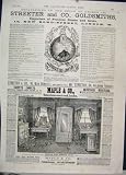 1886 STREETER GOLDSMITH MAPLE FURNISHING ANTIQUE ADVERT