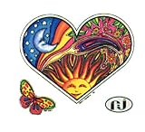 Dan Morris - Love Life Heart and Butterfly - Sticker / Decal