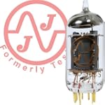 JJ ECC803 / 12AX7 Long Plate Gold Pin Vacuum Tube