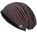 VECRY Men Slouch Hollow Beanie Thin Summer Cap Skullcap (Multi-Claret)