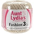 Coats Crochet Aunt Lydia's Fashion Crochet, Cotton Size 3, Natural