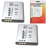 HQRP Two Batteries for OLYMPUS Stylus TOUGH-6020 / TOUGH 6020, TOUGH-8000 / TOUGH 8000 Digital Camera plus LCD Screen Protector