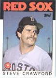 1986 Topps # 91 Steve Crawford Boston Red Sox Baseball Card