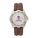 Anaheim Angels Mens MLB All-Star Watch (Leather Band)