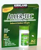 Search : Aller-tec Cetirizine Hydrochloride Tabs 10 Mg 365 Tablets Antihistamine-compare to Zyrtech