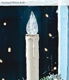 Battery Candle Replacement White Bulbs, Set of 2