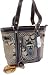 Signature Patchwork Front Pocket Tote Handbag