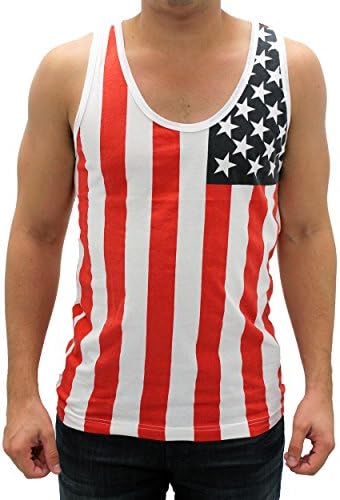 American Summer US Flag Men's Tank Top