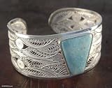Amazonite bracelet, 'Sky Blue Lace'