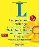 Langenscheidt e-Fachw�rterbuch Wirtschaft, Handel und Finanzen (Routledge) CD-ROM ab Win 95 - 