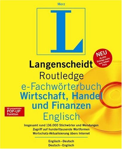 Childrens Toyshop  Software : Langenscheidt e-Fachwörterbuch Wirtschaft, Handel und Finanzen (Routledge) CD-ROM ab Win 95