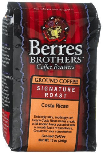 Berres Brothers Coffee Roasters Costa Rican Coffee, Ground, 12-Ounce Bags (Pack of 3) by Berres Brothers Coffee Roasters