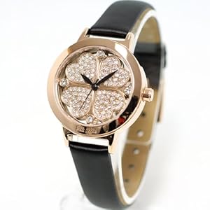 フォリフォリ Folli Follie 腕時計 レディース ミニ ハート フォー ハート Mini Heart 4 Heart WF2R005SSZ-BK [正規輸入品]