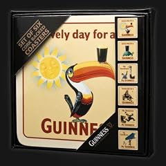 Guinness Heritage Cork Back Coasters 6PK