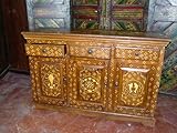 Bone Inlay Antique Furniture Sideboard Buffets India Handcrafted