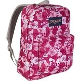 JanSport SuperBreak Classic Backpack - Plum Violet Skull Camo
