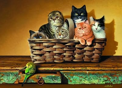 A Bushel and a Peck 500+pc Jigsaw Puzzle by Braldt Bralds