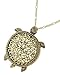 Artisan Owl Sea Turtle Magnifying Glass Sliding Top Pendant Necklace, 30