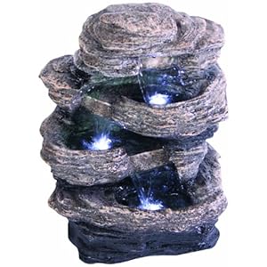 Easy Fountain Mini Slate Falls Includes Lights