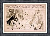 Historic Framed Theater Poster (S), Hoyts comic whirlwind A brass monkey a satire on superstition