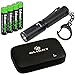 EdisonBright Olight I3S 80 Lumen Cree LED Flashlight (Black Body) with 4 X AAA Batteries Bundle