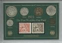 The First Wembley FA Cup Final (Bolton Wanderers v West Ham United) 1923 Coin & Stamp Display Gift Set