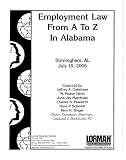 Books : Employment Law From A To Z in Alabama