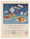 1959 Jello Jell-O Any Way Shape or Form Molds Print Ad (14384)