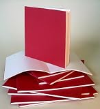 Soft Cover Sketch Book- Red Cover 8x9.2 Inches