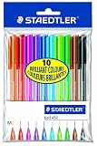 Staedtler Ballpoint Stick Pens, 43235MPB10