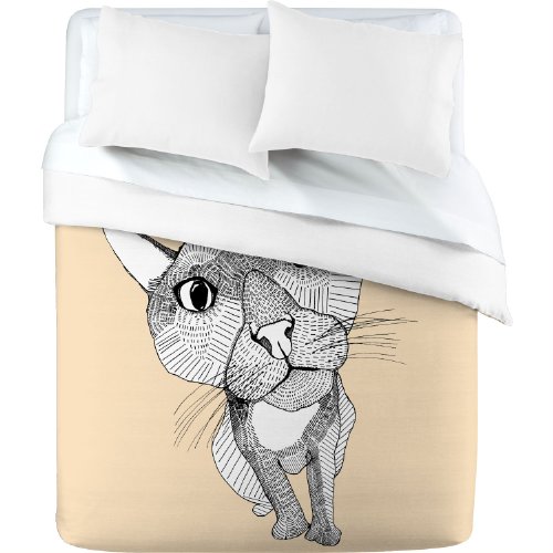 DENY Designs Casey Rogers Big Head Duvet Cover, Queen