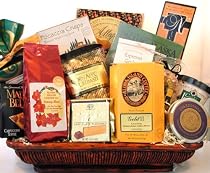 Aloha Island Deluxe Kona Blend Coffee Gift Basket, 1 Lb Coffee, Ground, and Gourmet Treats, a Very Impressive Gift