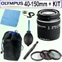 Olympus 40-150mm f/4.0-5.6 ED Zuiko Digital Lens + Deluxe Accessory Kit