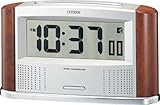 CITIZEN (シチズン) 目覚し時計 パルデジットR027 電波時計 8RZ027-006