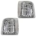 Driver and Passenger Signal Corner Marker Lights Lamps Replacement for Chevrolet GMC Van 16524075 16524076