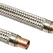Unisource 409 Copper Vibration Eliminators Hose Assembly, Copper Female Sweat Couplings Connection