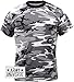 Army Universe City Camouflage Short Sleeve T-Shirt + Pin - Size Large (41