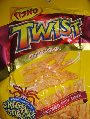 2x Fisho Twist Original Squid Flavour 30 Grams New From Thailand