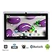 Tagital 7'' Quad Core Android 4.4 KitKat Tablet PC, HD Screen 1024x600, 8GB, Bluetooth, Dual Camera, Netflix, Skype, 3D Game Supported (White)