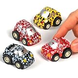 Pull Back Race Cars with Cross (1 dz)