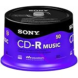 Sony 50CRM80RS CD-R Audio 50 pk Spindle