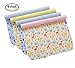 4 Pack B.B Bamboo Cotton 3 Layers Waterproof Baby Toddler Changing Pads Washable Resuable Diapers Liners Mats (4 Pack-45x35)